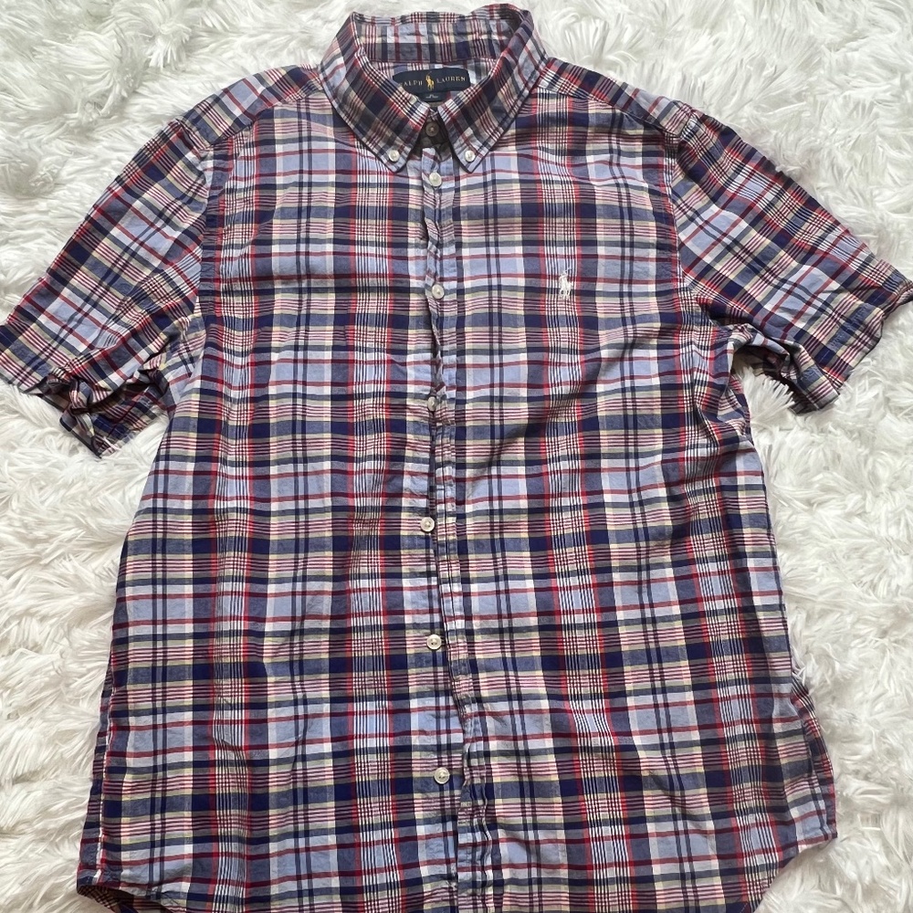 Boys Button Up Polo Shirt